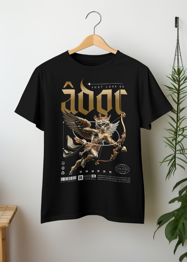 Golden Cupid Graphic T-Shirt