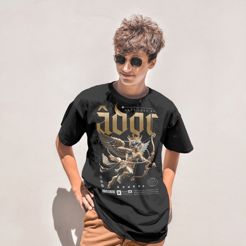 ADOR Golden Cupid T-Shirt – Myth Meets Modern Streetwear